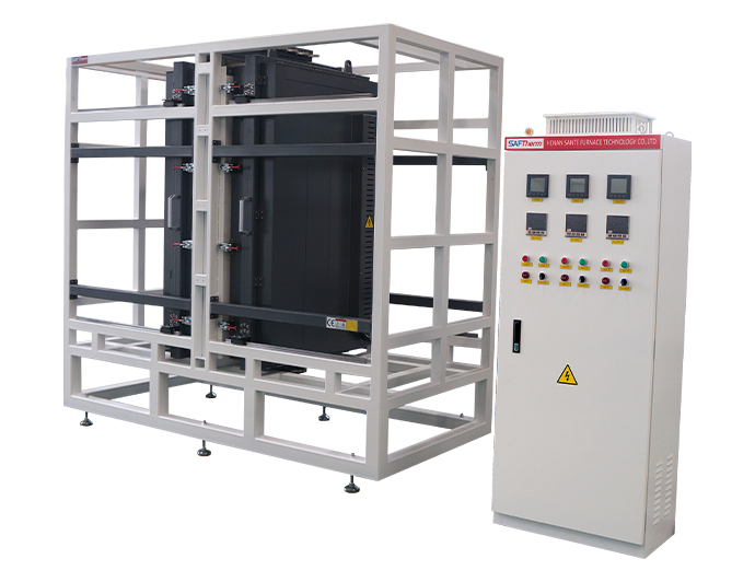 多管三溫區立式管式爐