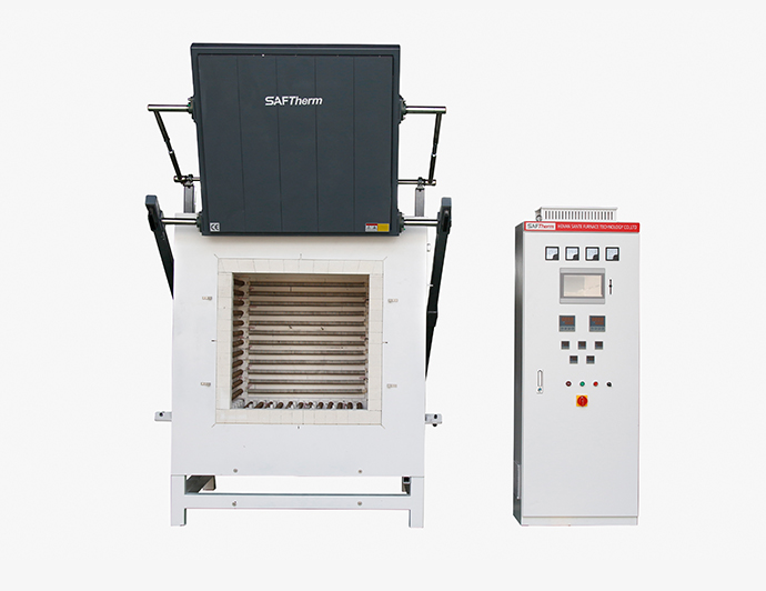 1200℃手動(dòng)上開(kāi)門(mén)箱式電阻爐